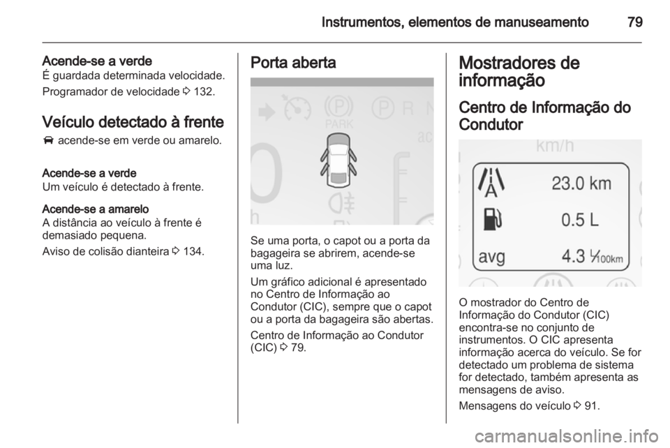 OPEL AMPERA 2013  Manual de Instruções (in Portugues) 