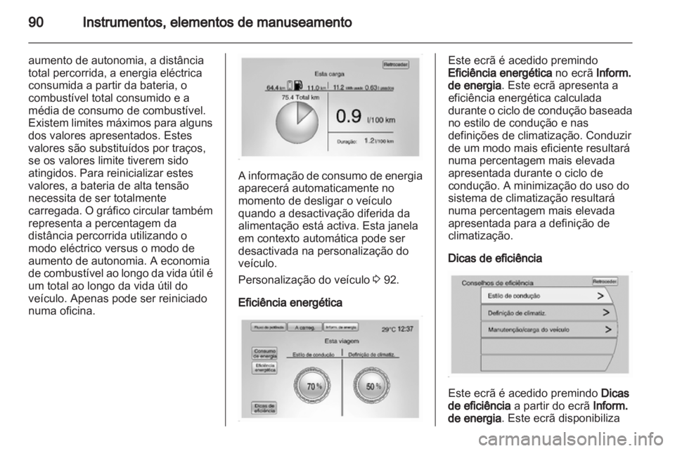 OPEL AMPERA 2013  Manual de Instruções (in Portugues) 