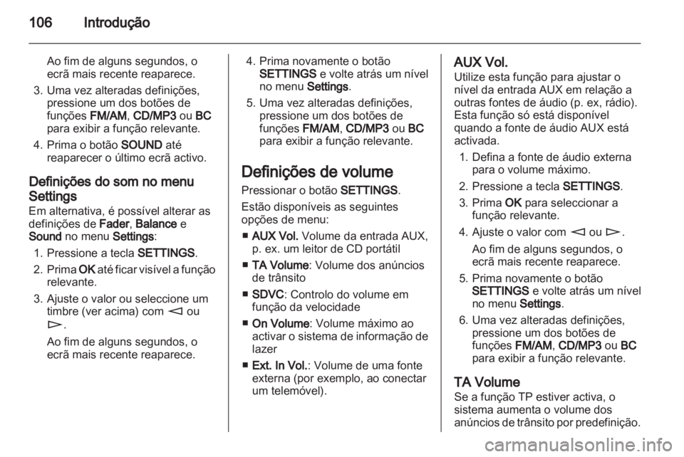 OPEL ANTARA 2012  Manual de Informação e Lazer (in Portugues) 