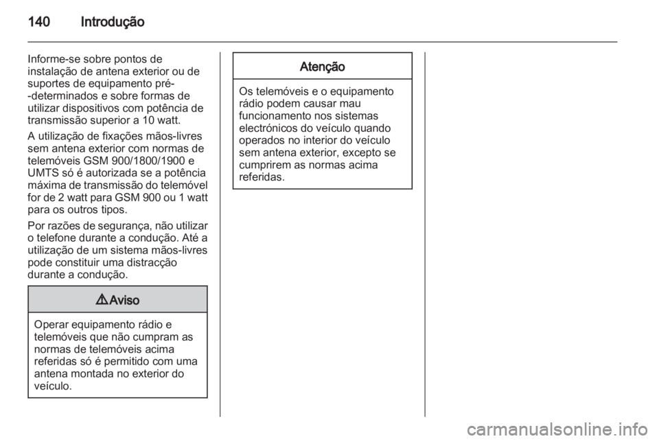 OPEL ANTARA 2012  Manual de Informação e Lazer (in Portugues) 