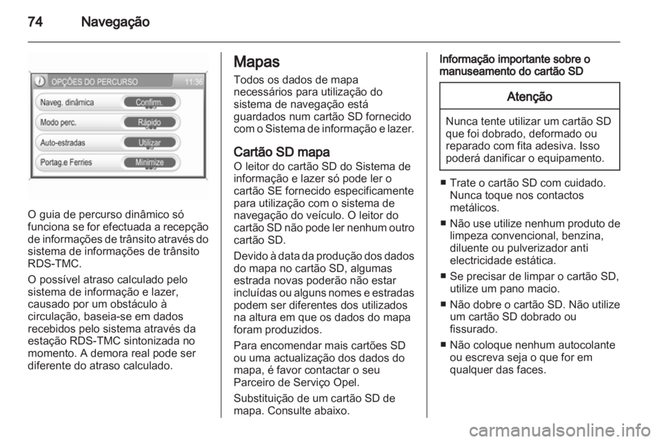 OPEL ANTARA 2012  Manual de Informação e Lazer (in Portugues) 