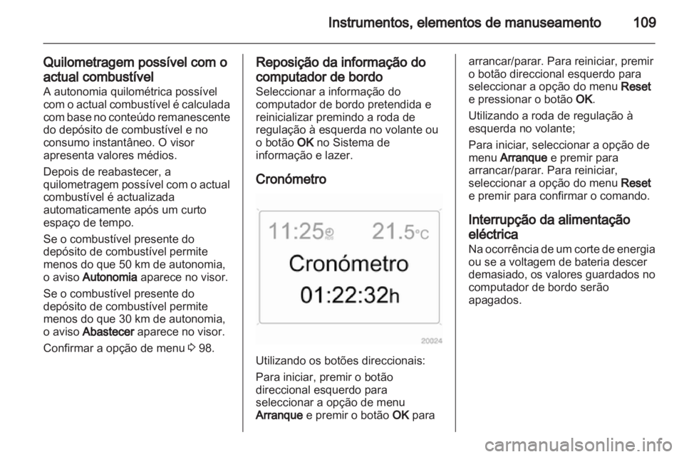 OPEL ANTARA 2012.5  Manual de Instruções (in Portugues) 