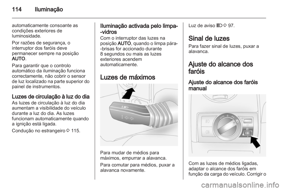 OPEL ANTARA 2012.5  Manual de Instruções (in Portugues) 