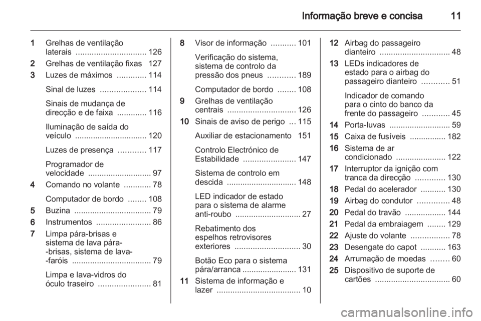 OPEL ANTARA 2012.5  Manual de Instruções (in Portugues) 