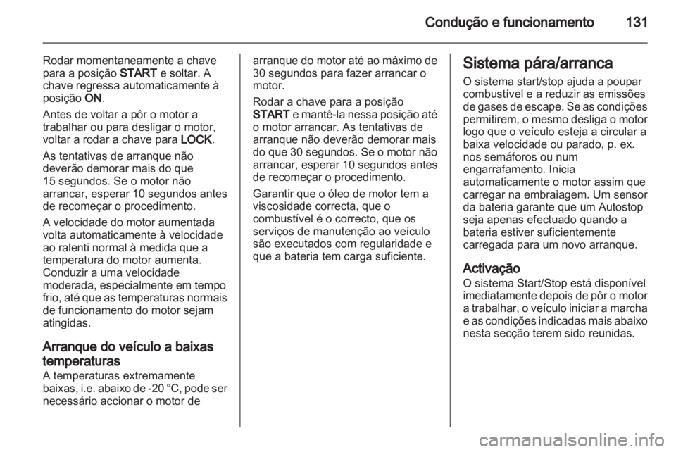 OPEL ANTARA 2012.5  Manual de Instruções (in Portugues) 