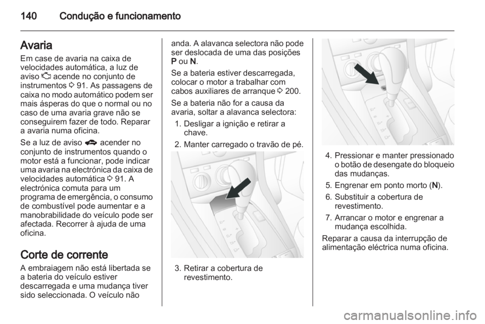 OPEL ANTARA 2012.5  Manual de Instruções (in Portugues) 