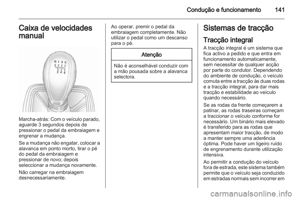 OPEL ANTARA 2012.5  Manual de Instruções (in Portugues) 