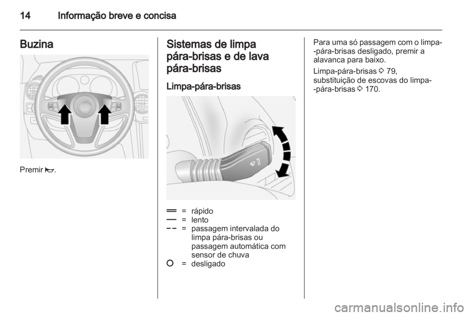 OPEL ANTARA 2012.5  Manual de Instruções (in Portugues) 