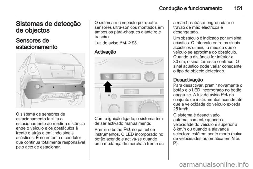 OPEL ANTARA 2012.5  Manual de Instruções (in Portugues) 