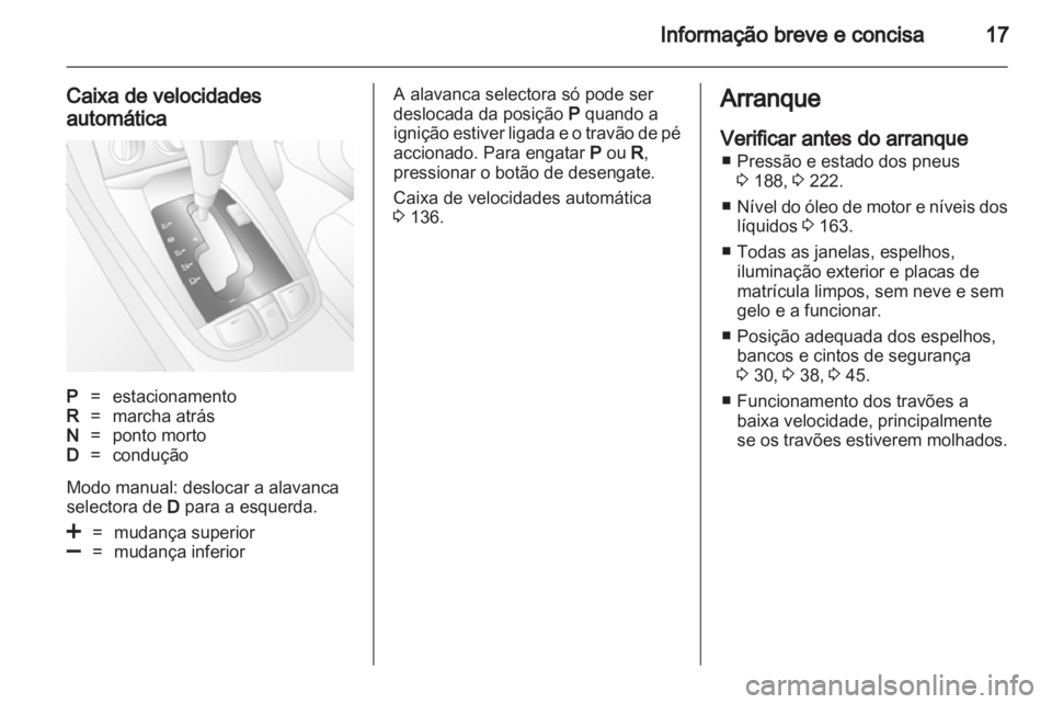 OPEL ANTARA 2012.5  Manual de Instruções (in Portugues) 