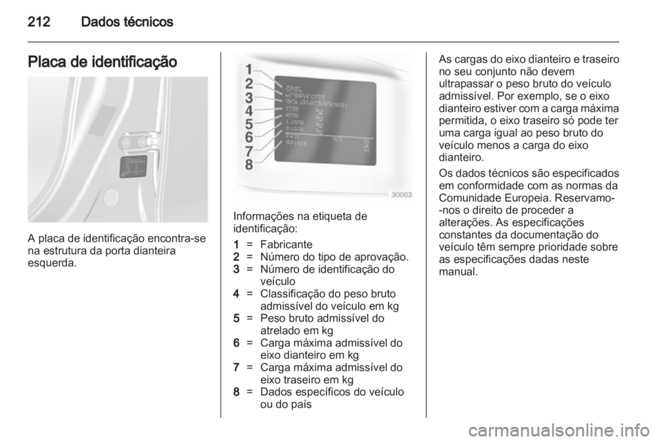 OPEL ANTARA 2012.5  Manual de Instruções (in Portugues) 