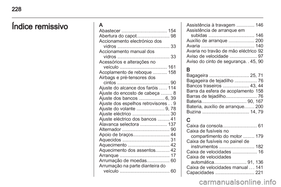 OPEL ANTARA 2012.5  Manual de Instruções (in Portugues) 