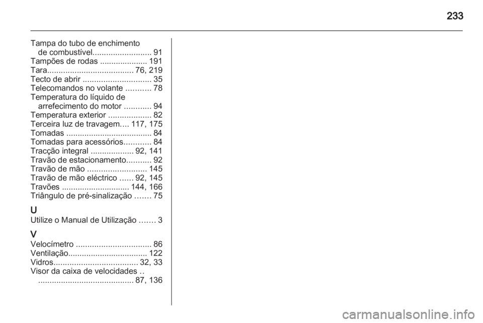 OPEL ANTARA 2012.5  Manual de Instruções (in Portugues) 