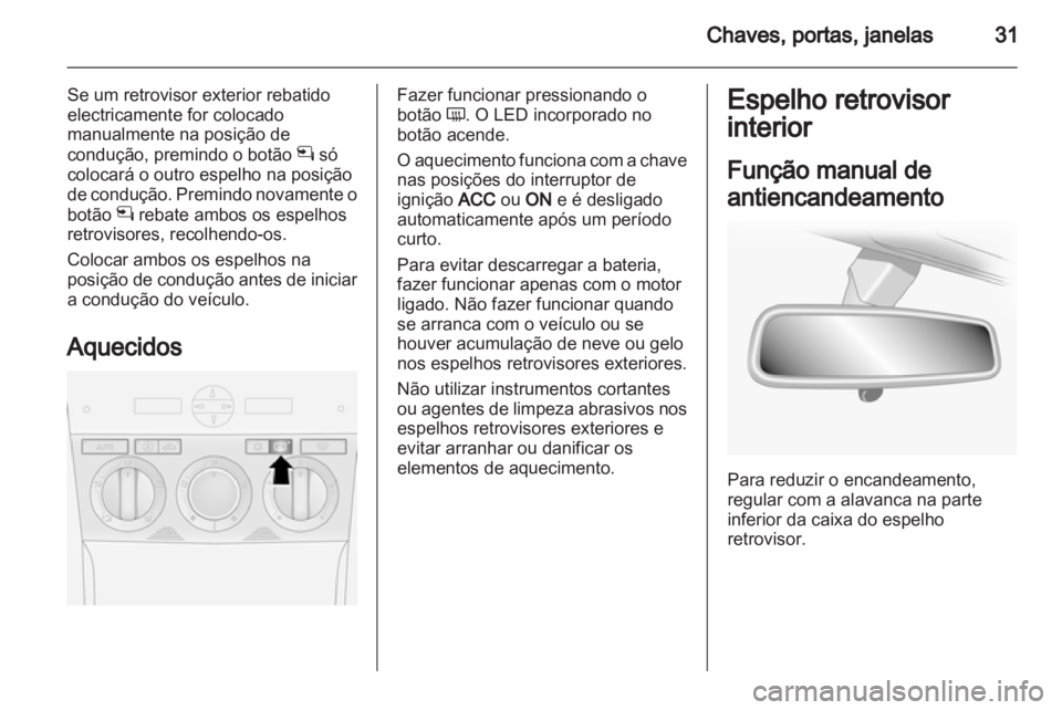 OPEL ANTARA 2012.5  Manual de Instruções (in Portugues) 