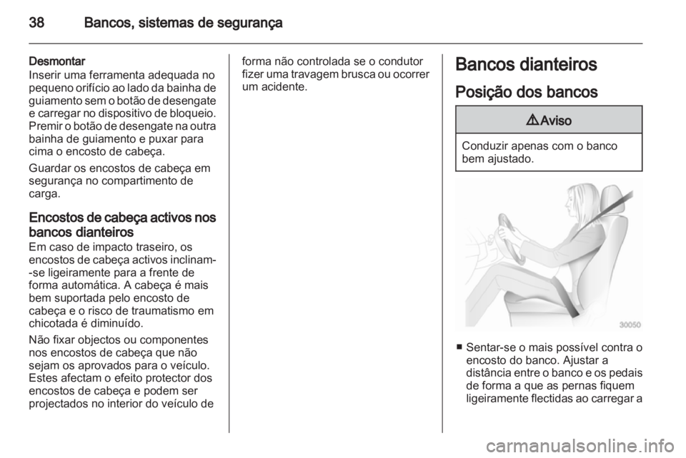 OPEL ANTARA 2012.5  Manual de Instruções (in Portugues) 