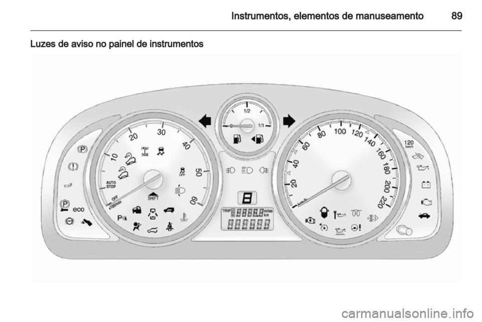 OPEL ANTARA 2012.5  Manual de Instruções (in Portugues) 