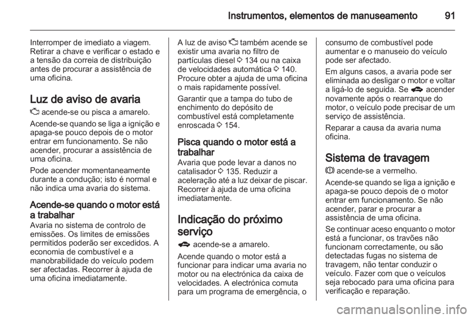 OPEL ANTARA 2012.5  Manual de Instruções (in Portugues) 