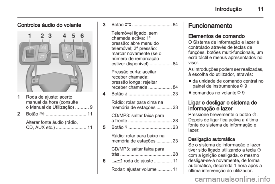 OPEL ANTARA 2013  Manual de Informação e Lazer (in Portugues) 