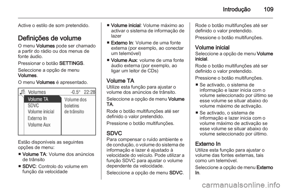 OPEL ANTARA 2013  Manual de Informação e Lazer (in Portugues) 