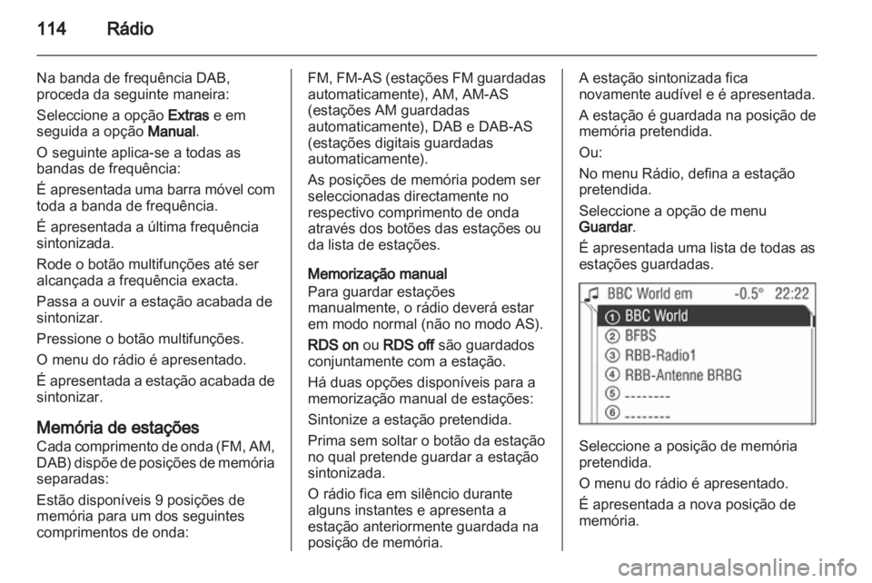 OPEL ANTARA 2013  Manual de Informação e Lazer (in Portugues) 