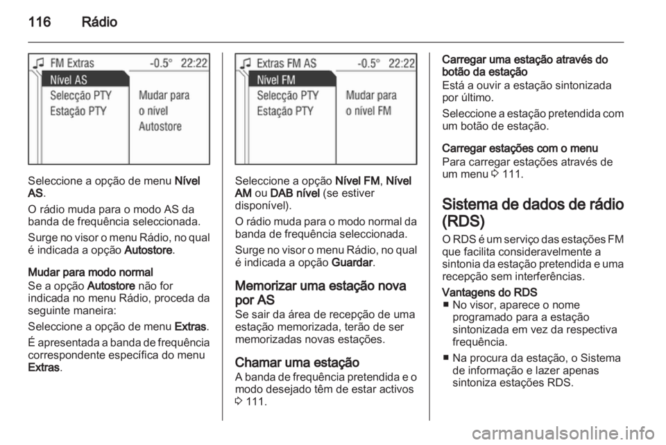 OPEL ANTARA 2013  Manual de Informação e Lazer (in Portugues) 