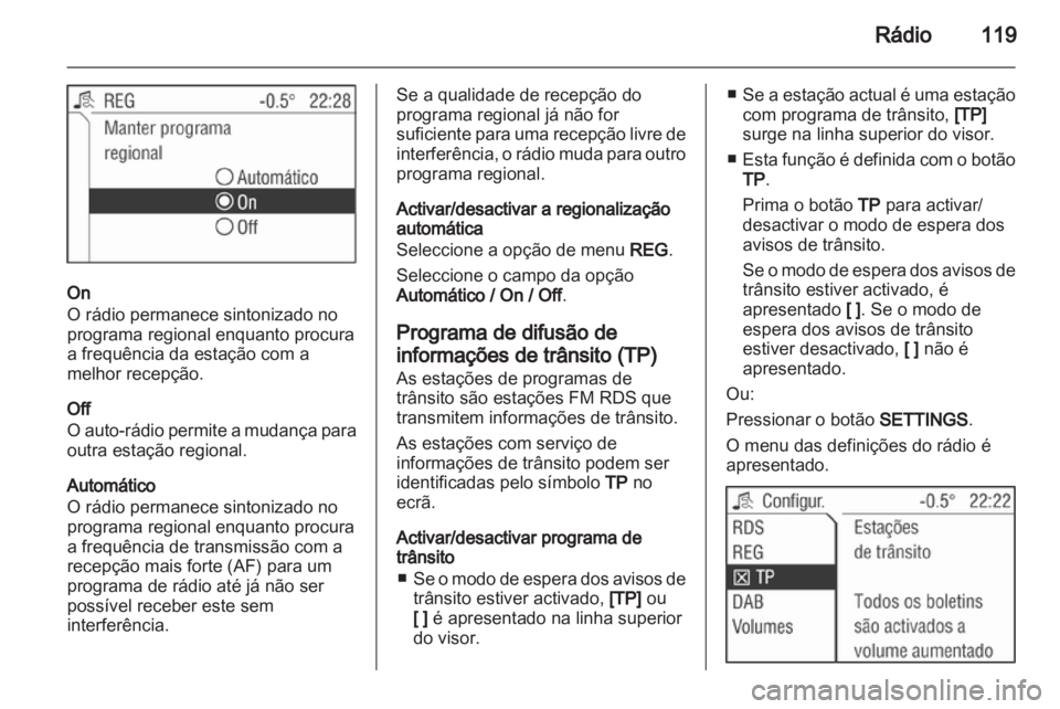 OPEL ANTARA 2013  Manual de Informação e Lazer (in Portugues) 