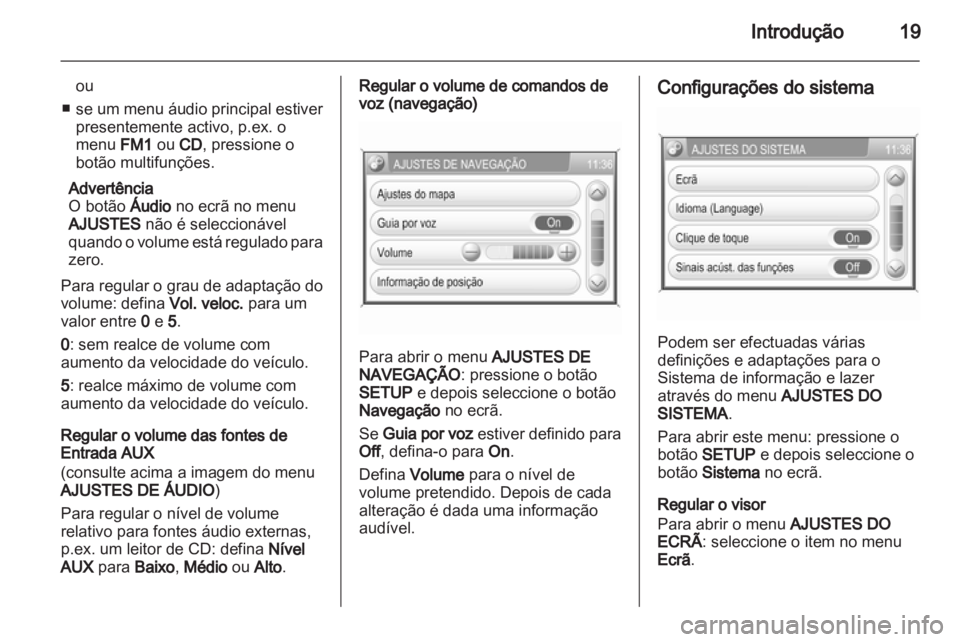 OPEL ANTARA 2013  Manual de Informação e Lazer (in Portugues) 