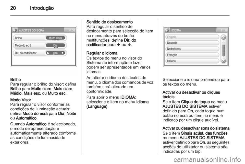 OPEL ANTARA 2013  Manual de Informação e Lazer (in Portugues) 