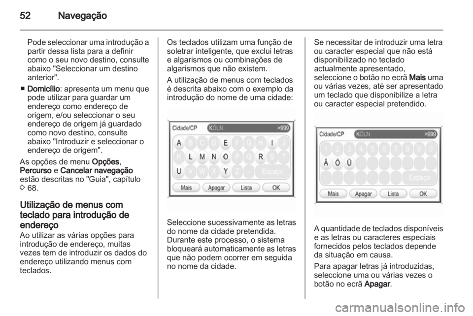 OPEL ANTARA 2013  Manual de Informação e Lazer (in Portugues) 