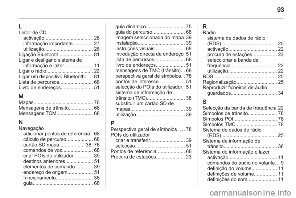 OPEL ANTARA 2013  Manual de Informação e Lazer (in Portugues) 