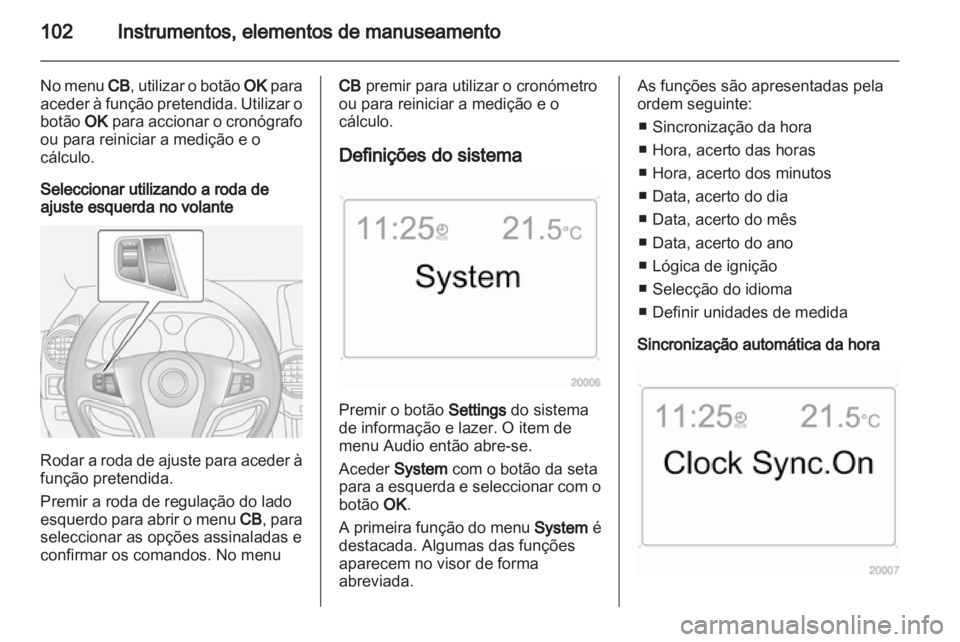 OPEL ANTARA 2013.5  Manual de Instruções (in Portugues) 