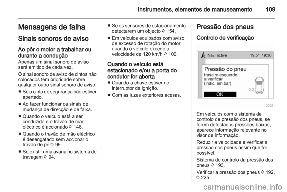 OPEL ANTARA 2013.5  Manual de Instruções (in Portugues) 