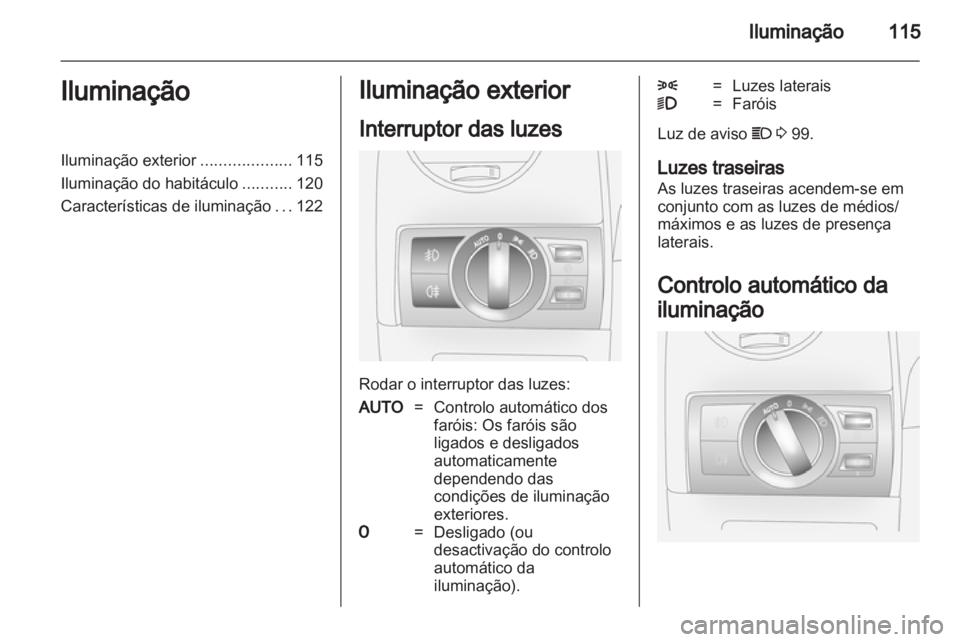 OPEL ANTARA 2013.5  Manual de Instruções (in Portugues) 