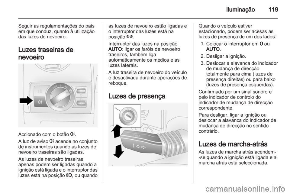 OPEL ANTARA 2013.5  Manual de Instruções (in Portugues) 