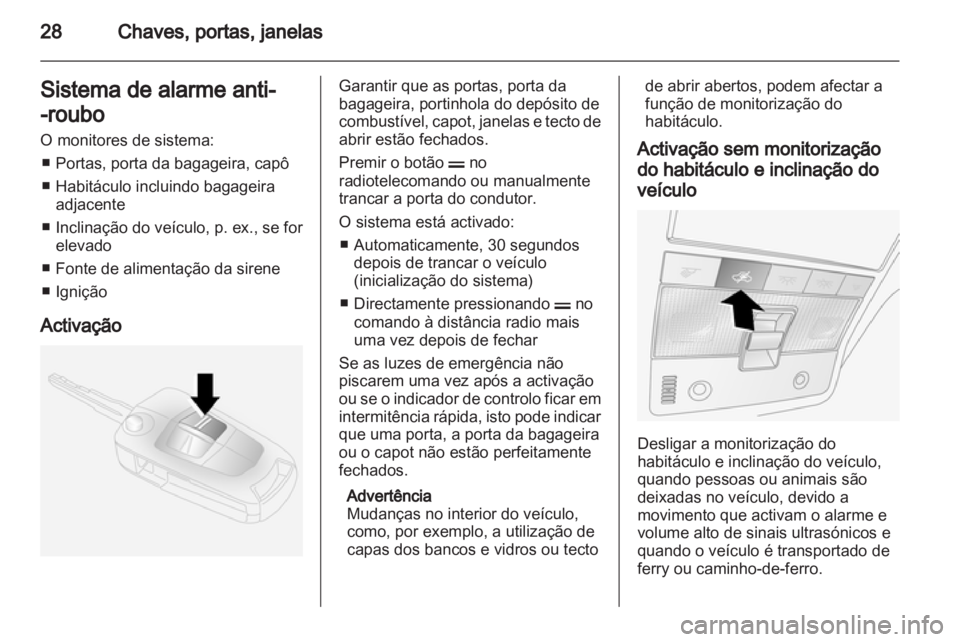 OPEL ANTARA 2013.5  Manual de Instruções (in Portugues) 