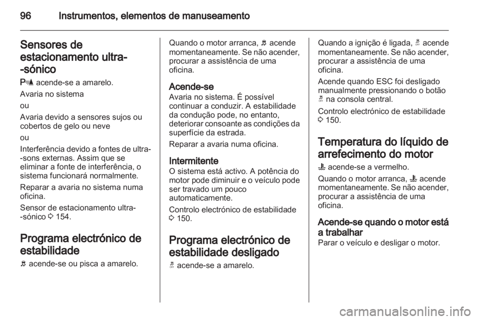 OPEL ANTARA 2013.5  Manual de Instruções (in Portugues) 