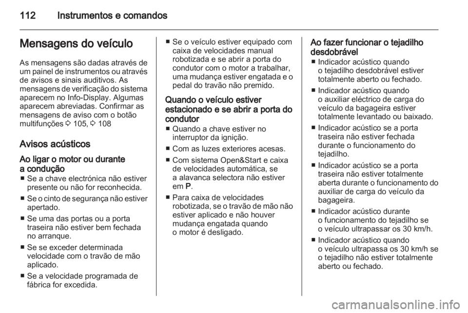 OPEL ASTRA H 2010.5  Manual de Instruções (in Portugues) 