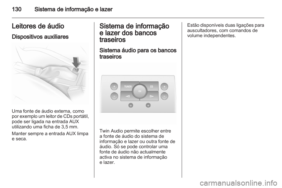 OPEL ASTRA H 2010.5  Manual de Instruções (in Portugues) 