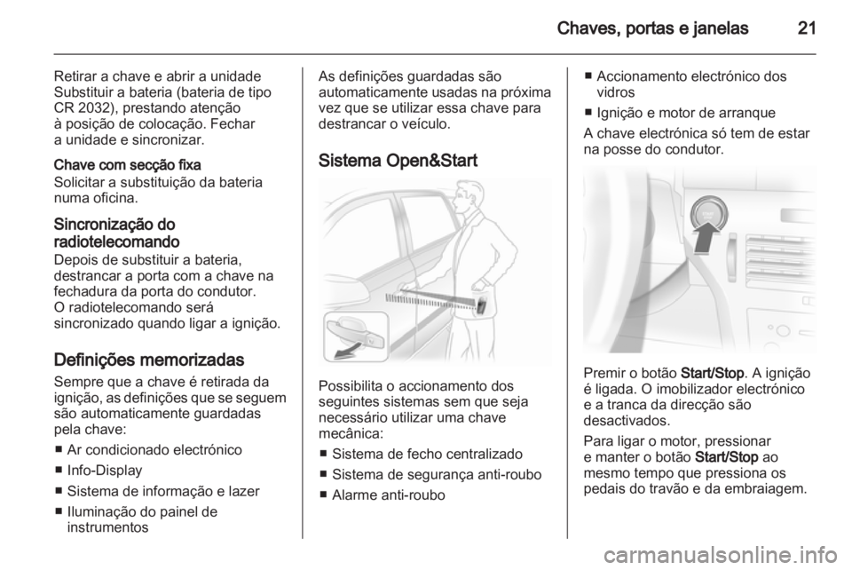OPEL ASTRA H 2010.5  Manual de Instruções (in Portugues) 