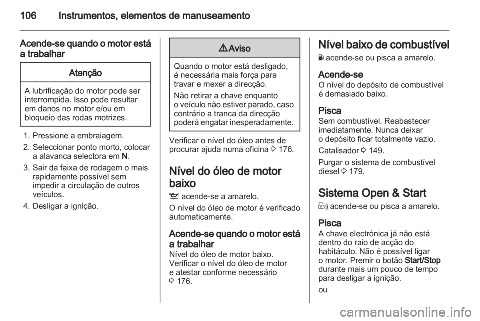 OPEL ASTRA H 2011  Manual de Instruções (in Portugues) 
