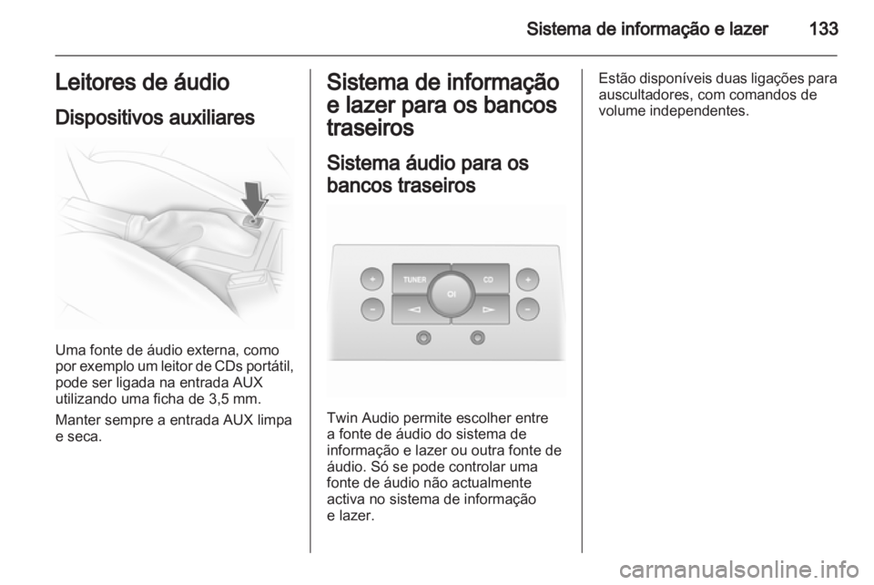 OPEL ASTRA H 2011  Manual de Instruções (in Portugues) 