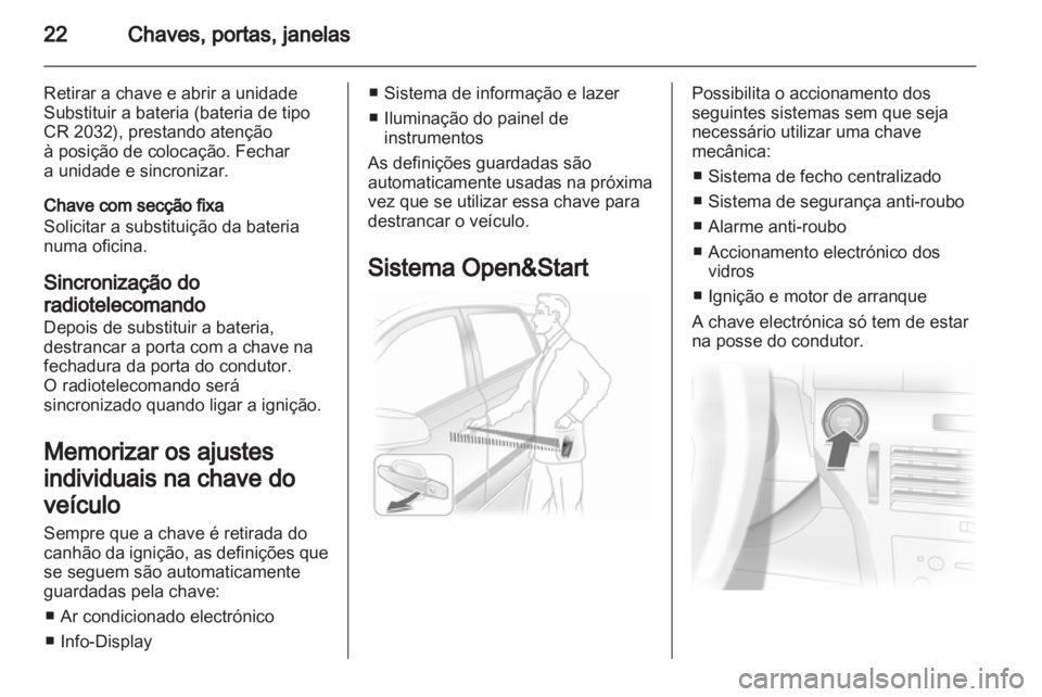 OPEL ASTRA H 2011  Manual de Instruções (in Portugues) 