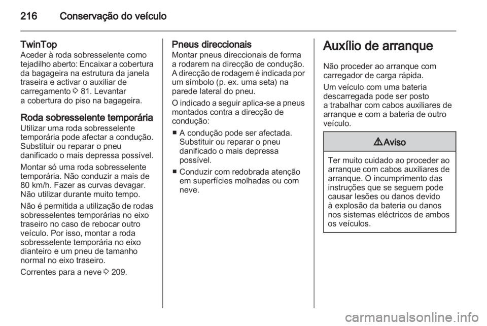 OPEL ASTRA H 2011  Manual de Instruções (in Portugues) 