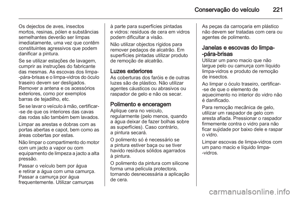 OPEL ASTRA H 2011  Manual de Instruções (in Portugues) 