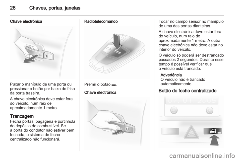 OPEL ASTRA H 2011  Manual de Instruções (in Portugues) 