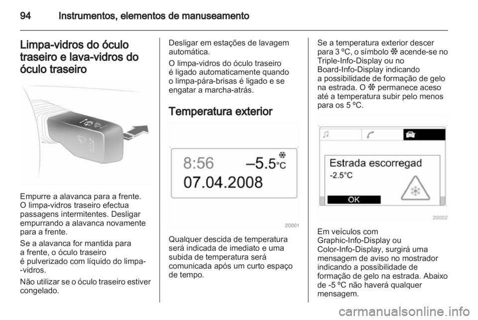 OPEL ASTRA H 2011  Manual de Instruções (in Portugues) 