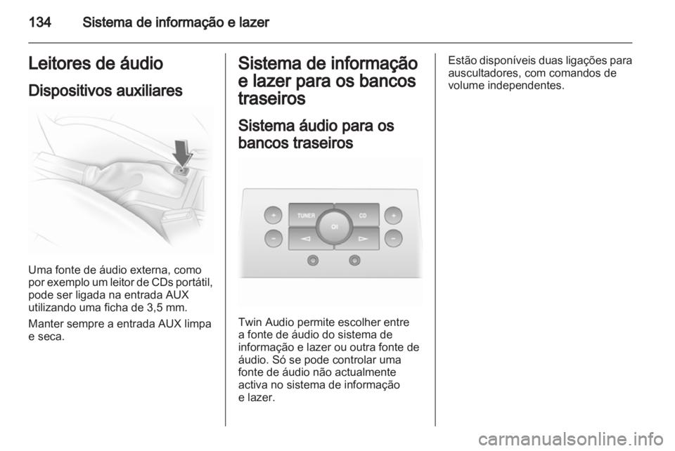 OPEL ASTRA H 2011.5  Manual de Instruções (in Portugues) 