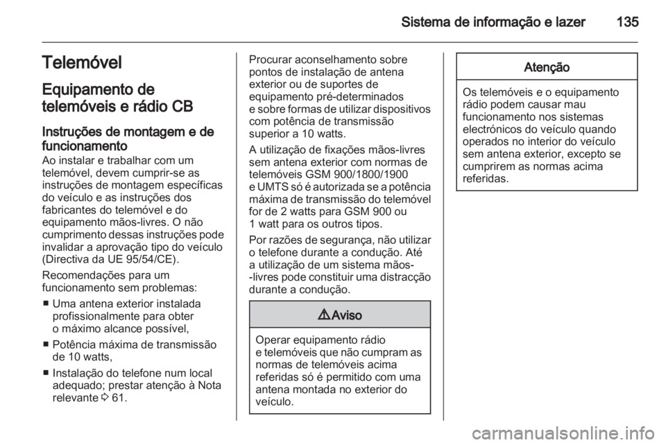 OPEL ASTRA H 2011.5  Manual de Instruções (in Portugues) 