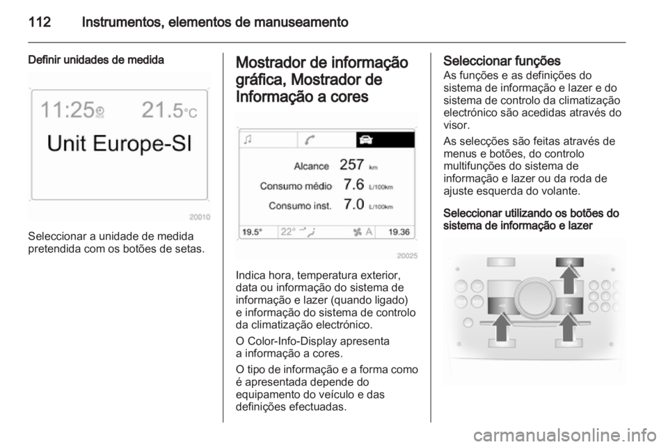 OPEL ASTRA H 2012  Manual de Instruções (in Portugues) 