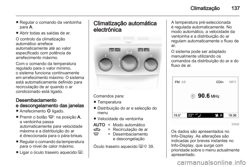 OPEL ASTRA H 2012  Manual de Instruções (in Portugues) 